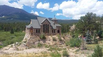 beautiful house in the park