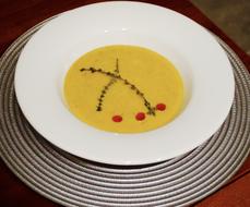 Healthy pumpkin soup
