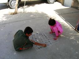 Children Play Road Board