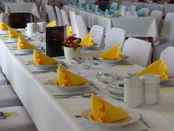 Dining Tables Napkins Gedeckter