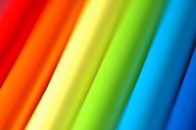 macro photo of multicolored markers