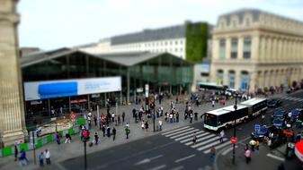 Railway Station Model Miniature