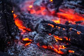 Carbon Fire Embers