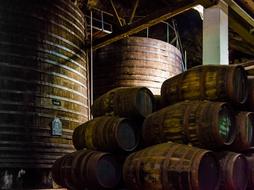 Wine Barrels Port Wooden