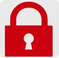 red closed lock