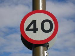 electronic speed warning sign