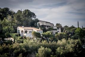 impressively beautiful landscape of Mediterranean Houses