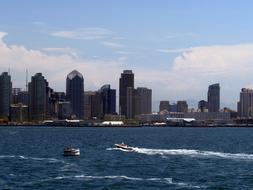 panoramic view of san diego on the horizon