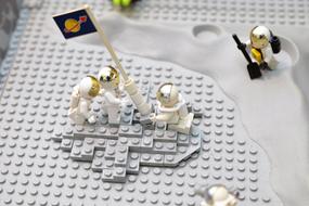 Lego Moon Landing Astronauts