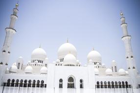 Abu Dhabi The Grand Mosque White