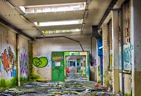 Lost Places Rooms ruins graffiti