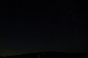 dark sky with stars