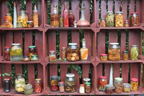 Spices Jars Cupboard