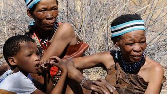 Botswana Bushman Group Indigenous