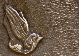 Praying Hands Religious Granite