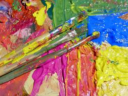 Paint Splatter Colours