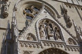 wall of wonderful Cathedral Monument