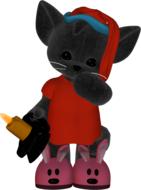 cat character sleepy toy