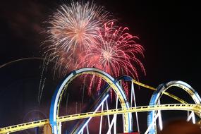 Fireworks Fair Roller Coaster Folk