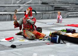 Clown Play Street Art