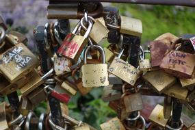 many locks of love beautifully