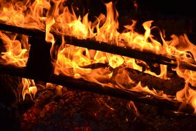 Fire Yellow Orange