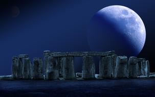 stonehenge moon full moon