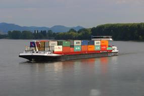 Shipping Industry Rhine Inland