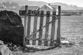 old wood Gate House