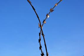 Lock Wire Blue Sky