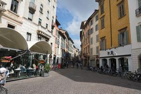street of Bergamo Italy