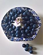 Healthy sweet blueberries