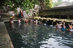 Tirta Empul Temple Bathing