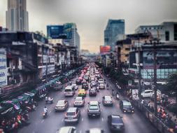 street scene miniature city