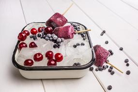 cold fruit ice cream
