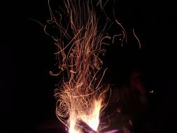 Fire Spark Firewood