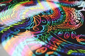 Abstract Colorful figure pattern Background