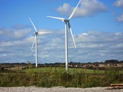 Windfarms Farming energy landscape
