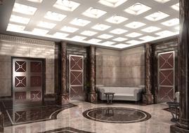 Room Hall Interior