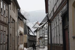 Winter Village Alley