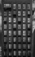 Windows Building on Facade