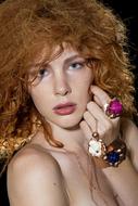 Woman Jewelry Model