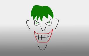 Joker smirk art