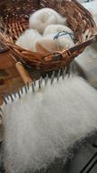 Wool Fiber Spinning
