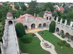 Castle panorama landscape