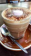 Relaxing sweet coffee