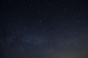 dark starry sky is beautiful