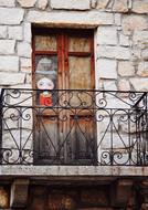 Balcony Window Wrought Iron