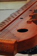 Zither, vintage stringed musical instrument