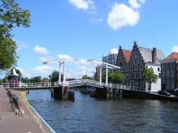 Harlem Spaarne Bridge Old